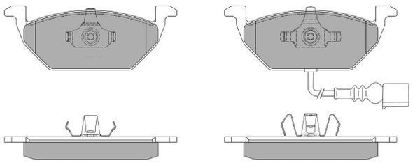 Brake Pad Set, disc brake FREMAX FBP-1070