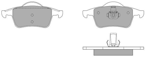 Brake Pad Set, disc brake FREMAX FBP-1146