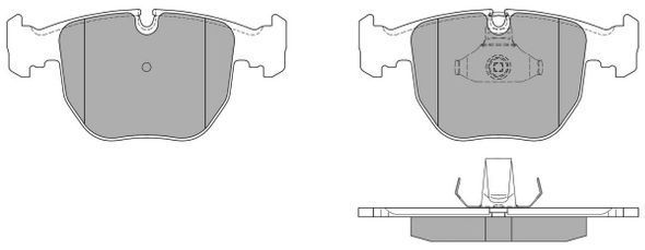 Brake Pad Set, disc brake FREMAX FBP-1332