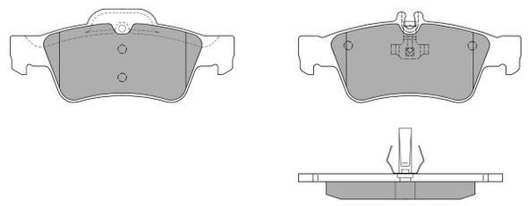 Brake Pad Set, disc brake FREMAX FBP-1350