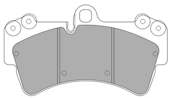 Brake Pad Set, disc brake FREMAX FBP-1358