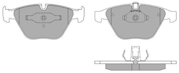 Brake Pad Set, disc brake FREMAX FBP-1388