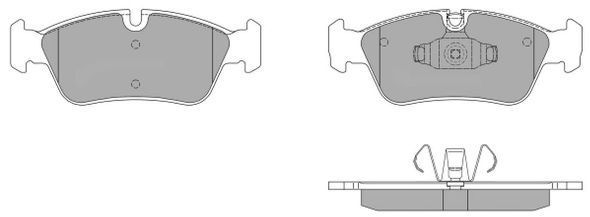 Brake Pad Set, disc brake FREMAX FBP-1401