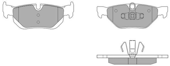 Brake Pad Set, disc brake FREMAX FBP-1403