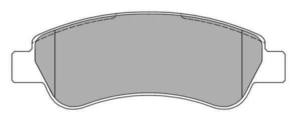 Комплект гальмівних накладок, дискове гальмо FREMAX FBP-1479