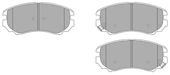 Brake Pad Set, disc brake FREMAX FBP-1481