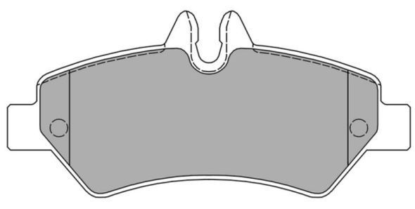 Stabdžių trinkelių rinkinys, diskinis stabdys FREMAX FBP-1521