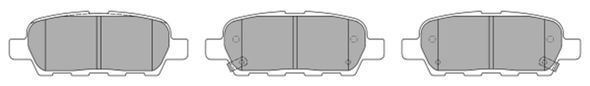 Brake Pad Set, disc brake FREMAX FBP-1545