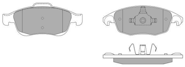 Brake Pad Set, disc brake FREMAX FBP-1577