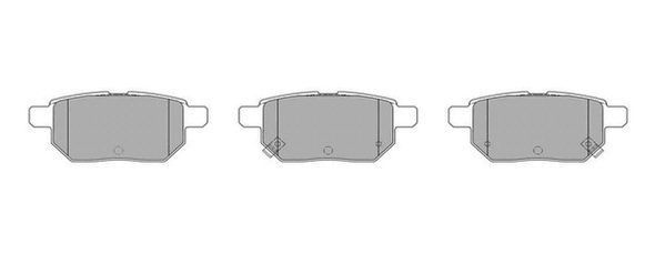 Brake Pad Set, disc brake FREMAX FBP-1642