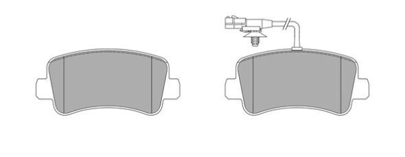 Brake Pad Set, disc brake FREMAX FBP-1683