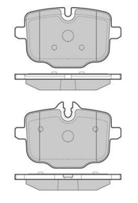 Brake Pad Set, disc brake FREMAX FBP-1966