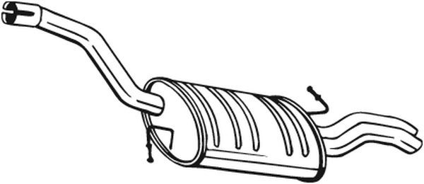 Galinis duslintuvas BOSAL 233-145