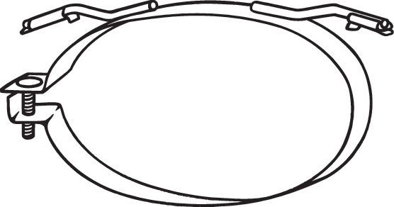 Support, système d'échappement BOSAL 251-970