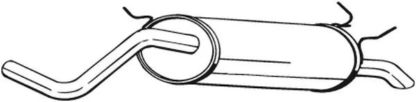 Galinis duslintuvas BOSAL 279223