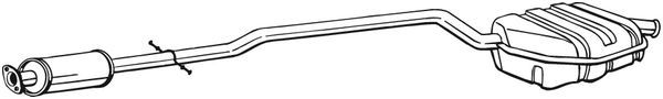 Rear Muffler BOSAL 290-159