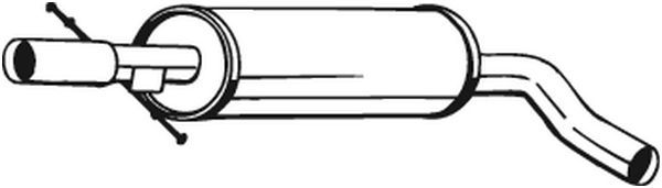 Vidurinis duslintuvas BOSAL 105-111