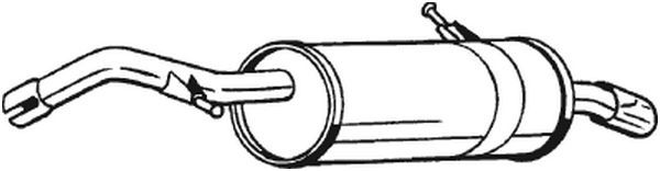 Galinis duslintuvas BOSAL 135-713