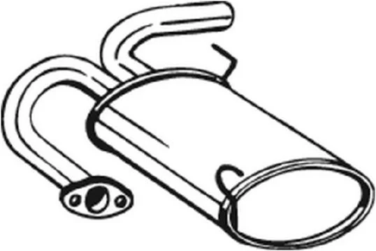 Galinis duslintuvas BOSAL 145-075