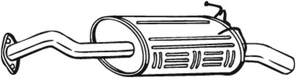Rear Muffler BOSAL 163-063