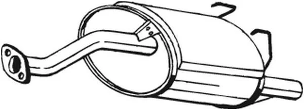 Galinis duslintuvas BOSAL 163-203