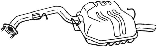 Rear Muffler BOSAL 171-025
