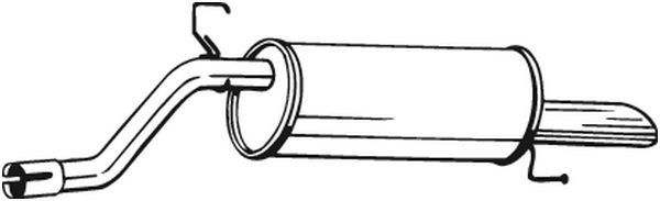 Galinis duslintuvas BOSAL 185-181