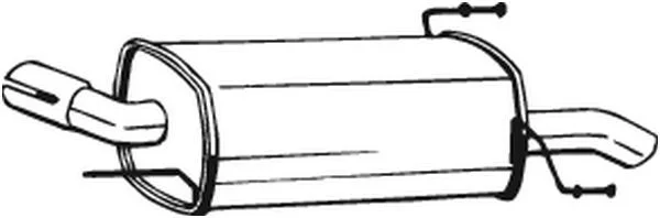 Galinis duslintuvas BOSAL 185-201
