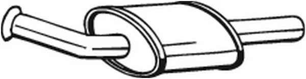 Vidurinis duslintuvas BOSAL 200-811