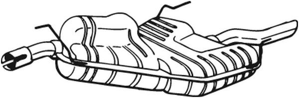 Rear Muffler BOSAL 215-001
