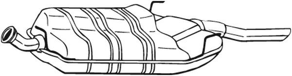 Galinis duslintuvas BOSAL 215-829