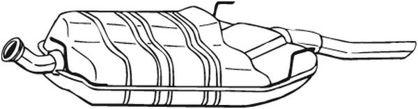 Galinis duslintuvas BOSAL 215-831