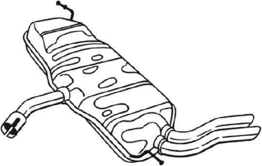 Глушник BOSAL 227-233