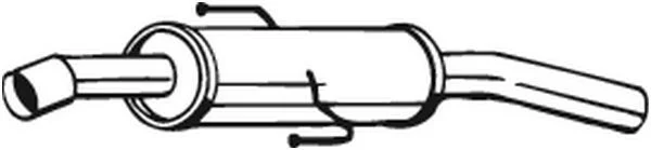Vidurinis duslintuvas BOSAL 228-465