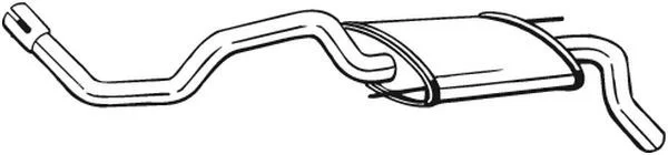 Galinis duslintuvas BOSAL 233-605