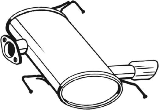 Galinis duslintuvas BOSAL 247-009