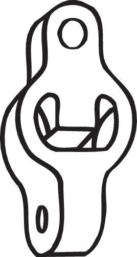 Rubber Strip, exhaust system BOSAL 255-006