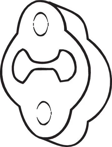 Laikiklis, išmetimo sistema BOSAL 255-009
