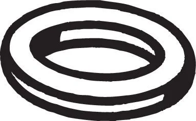 Gasket, exhaust pipe BOSAL 256-282