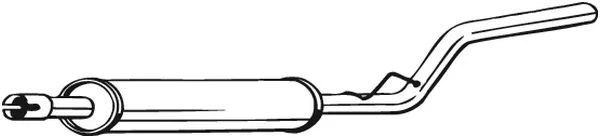 Vidurinis duslintuvas BOSAL 278-337
