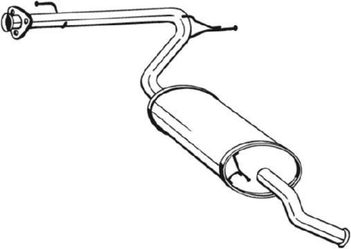 Galinis duslintuvas BOSAL 281-093