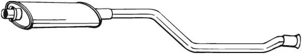Vidurinis duslintuvas BOSAL 281-545