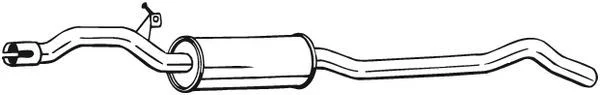 Vidurinis duslintuvas BOSAL 284-461