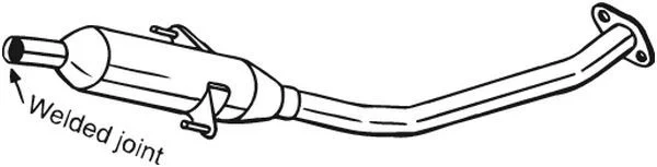 Vidurinis duslintuvas BOSAL 284-573