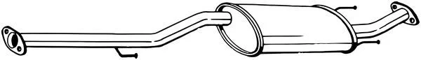 Centre Muffler BOSAL 284769