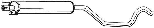 Vidurinis duslintuvas BOSAL 285313
