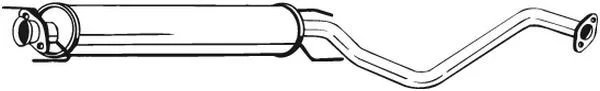 Vidurinis duslintuvas BOSAL 285409