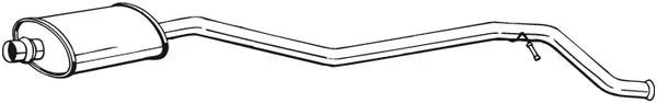 Vidurinis duslintuvas BOSAL 286-833