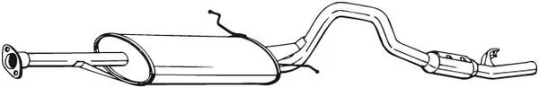 Galinis duslintuvas BOSAL 287-511