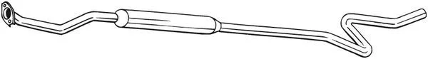 Vidurinis duslintuvas BOSAL 288-137